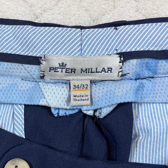Peter Millar Performance Quick Dry Golf Pants Blue Men’s Sz Md - Picture 4 of 7